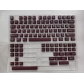 Ice Crystal Vior 104+10 / 16 Keycaps Set ABS Doubleshot Translucent Cherry Profile for Mechanical Gaming Keyboard